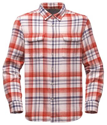 the north face men's long sleeve arroyo flannel