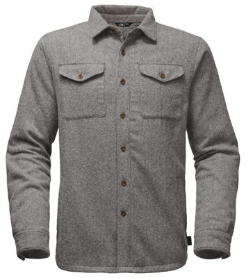 north face cabin fever wool shirt