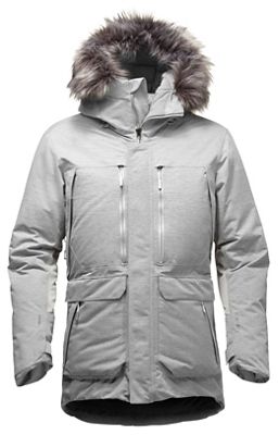 north face jacket fur hood mens