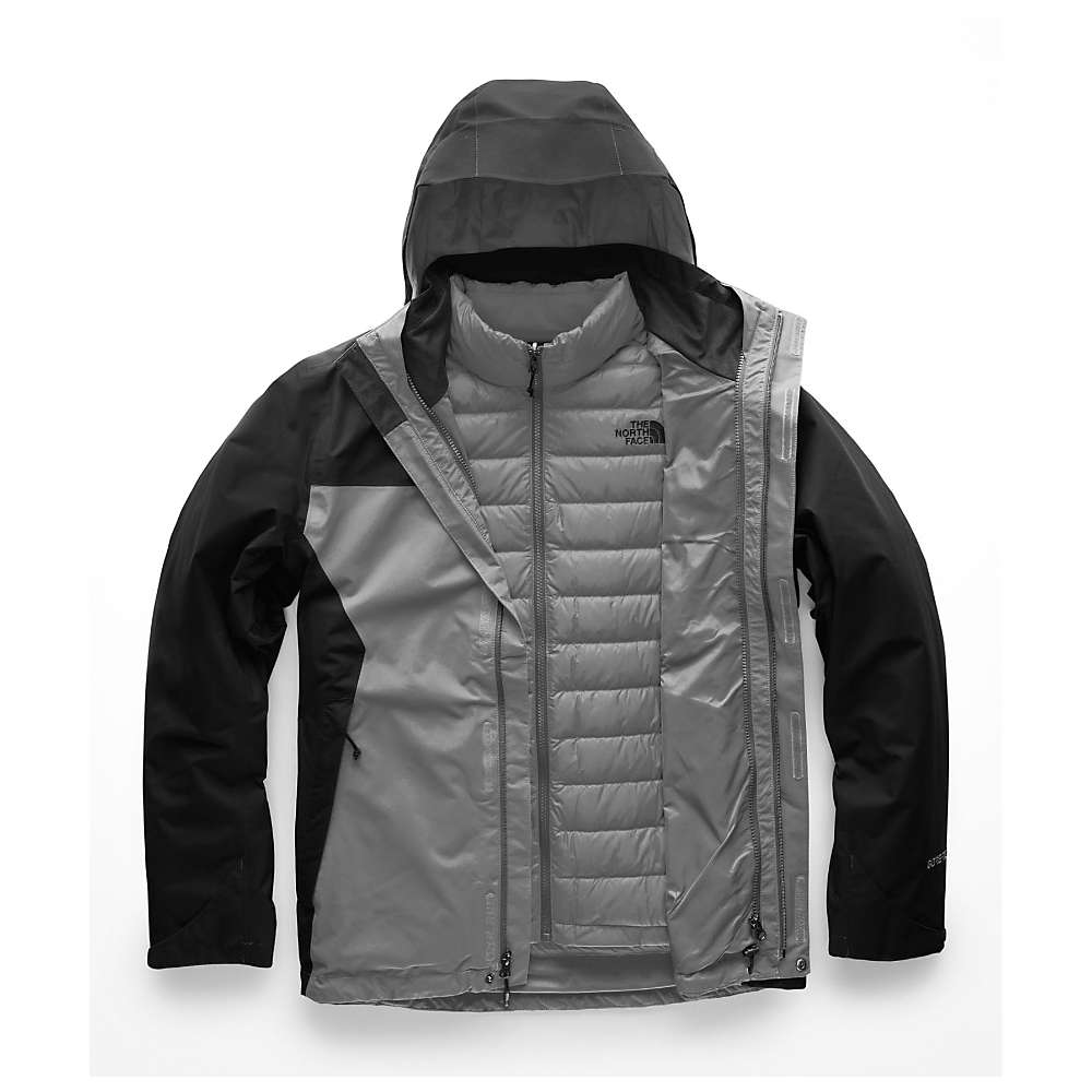 The North Face Men's Mountain Light Triclimate Jacket - Medium, Mid Grey /  TNF Black
