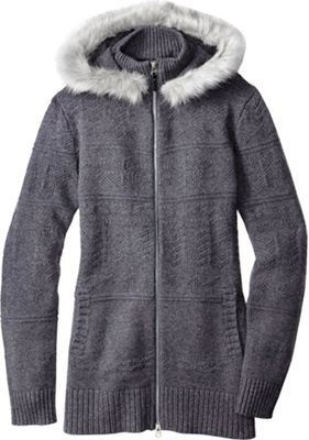 ladies smart hooded coat