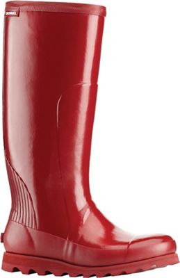 sorel red rain boots