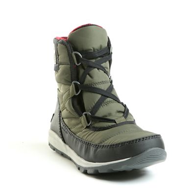 whitney short lace waterproof snow boot