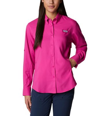 Columbia Women's PFG Tamiami II Long Sleeve Shirt - Tiki Pink