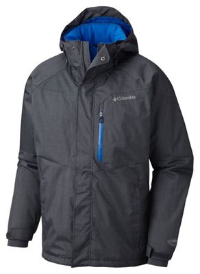 columbia men's alpine action jacket graphite & super blue