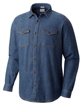 columbia denim shirt