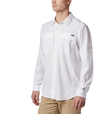 columbia silver ridge long sleeve shirt mens