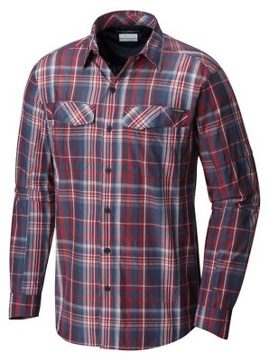 columbia silver ridge plaid long sleeve shirt