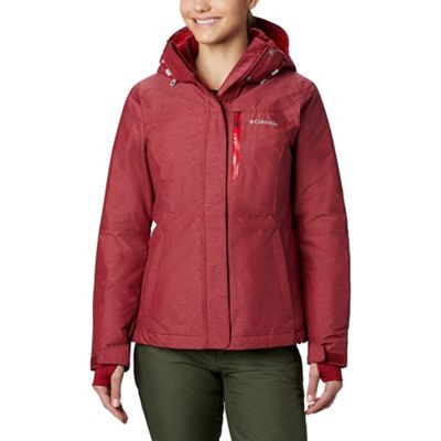 columbia women's snowshoe mountain omni heat waterproof hooded ski jacket