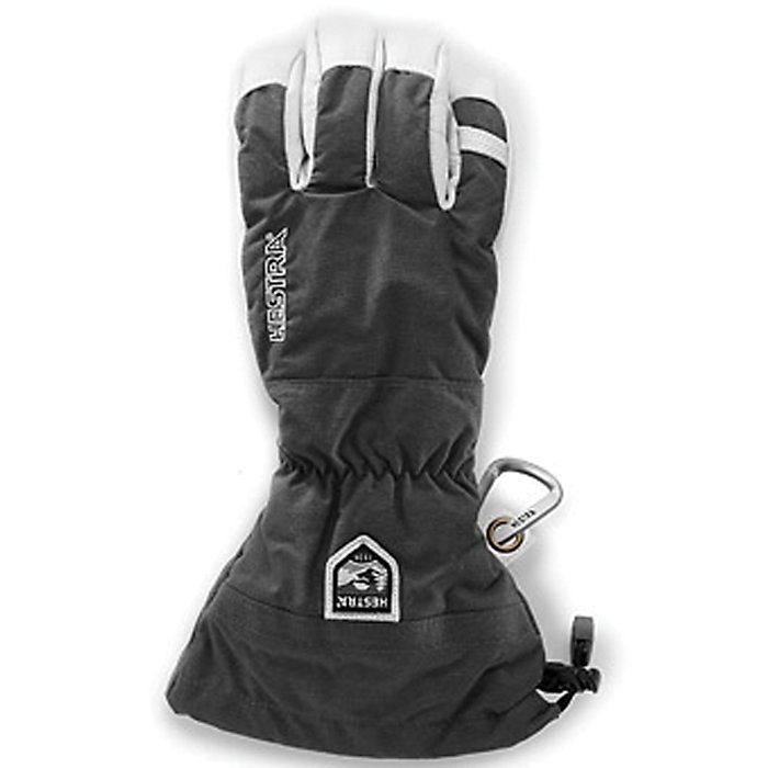 Hestra Army Leather Heli Ski Glove Classic 5-Finger Snow Glove for Skiing and Mountaineering Red 9