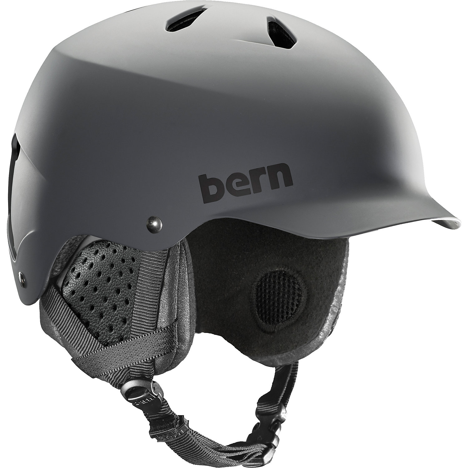 Large 59-62cm Bern Watts Thin Shell EPS All Season Men's Helmet-Matte Black 