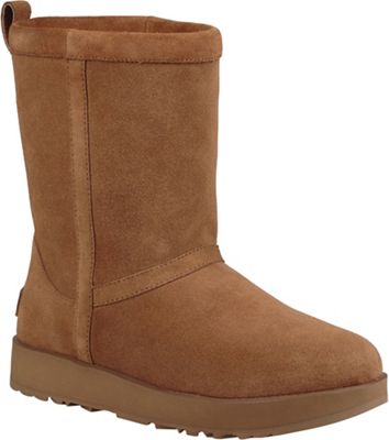 ugg women's classic short waterproof suede boot