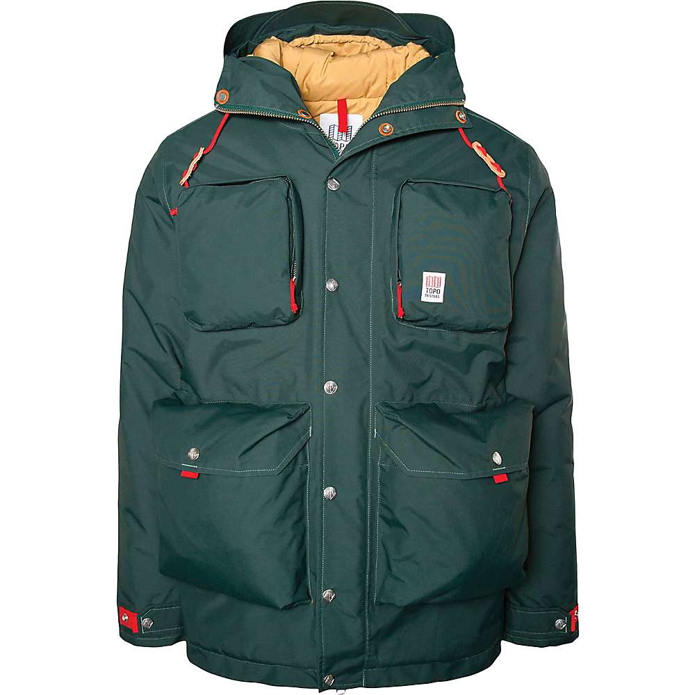 Topo Designs Men's Mountain Jacket - Large, Hunter