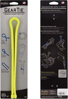 Nite Ize Gear Tie Reusable Rubber Twist Tie - 24IN