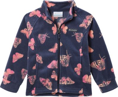 Columbia Toddler Girls\' Benton Springs Printed Fleece Moosejaw II Jacket 
