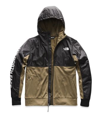 the north face train n logo full zip hooded jacket