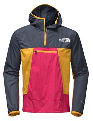 north face men's crew run wind anorak