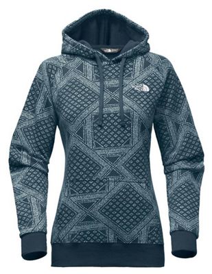 the north face all over print hoodie