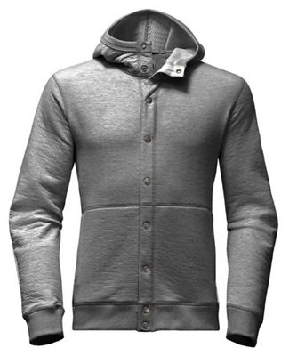 north face button hoodie