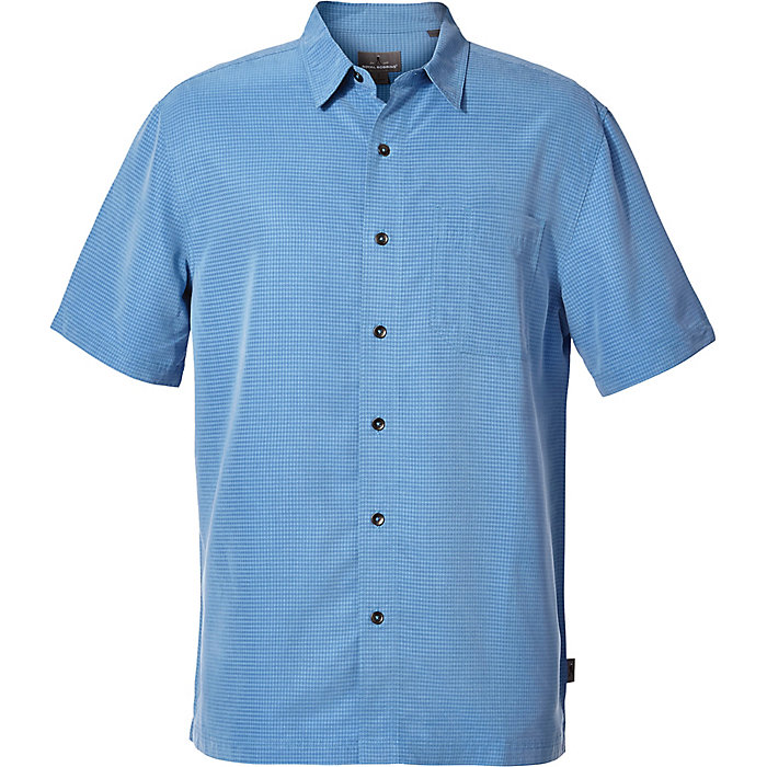 XX-Large Royal Robbins Mens Desert Pucker Dry Long Sleeve Button Down Shirt Collins Blue