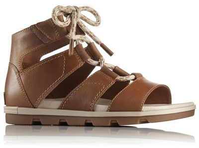 sorel women's torpeda lace ii flat sandal