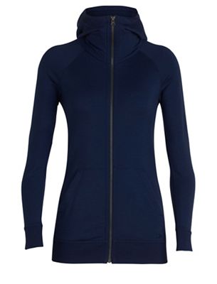 Icebreaker Women S Crush Ls Zip Hood Top Moosejaw