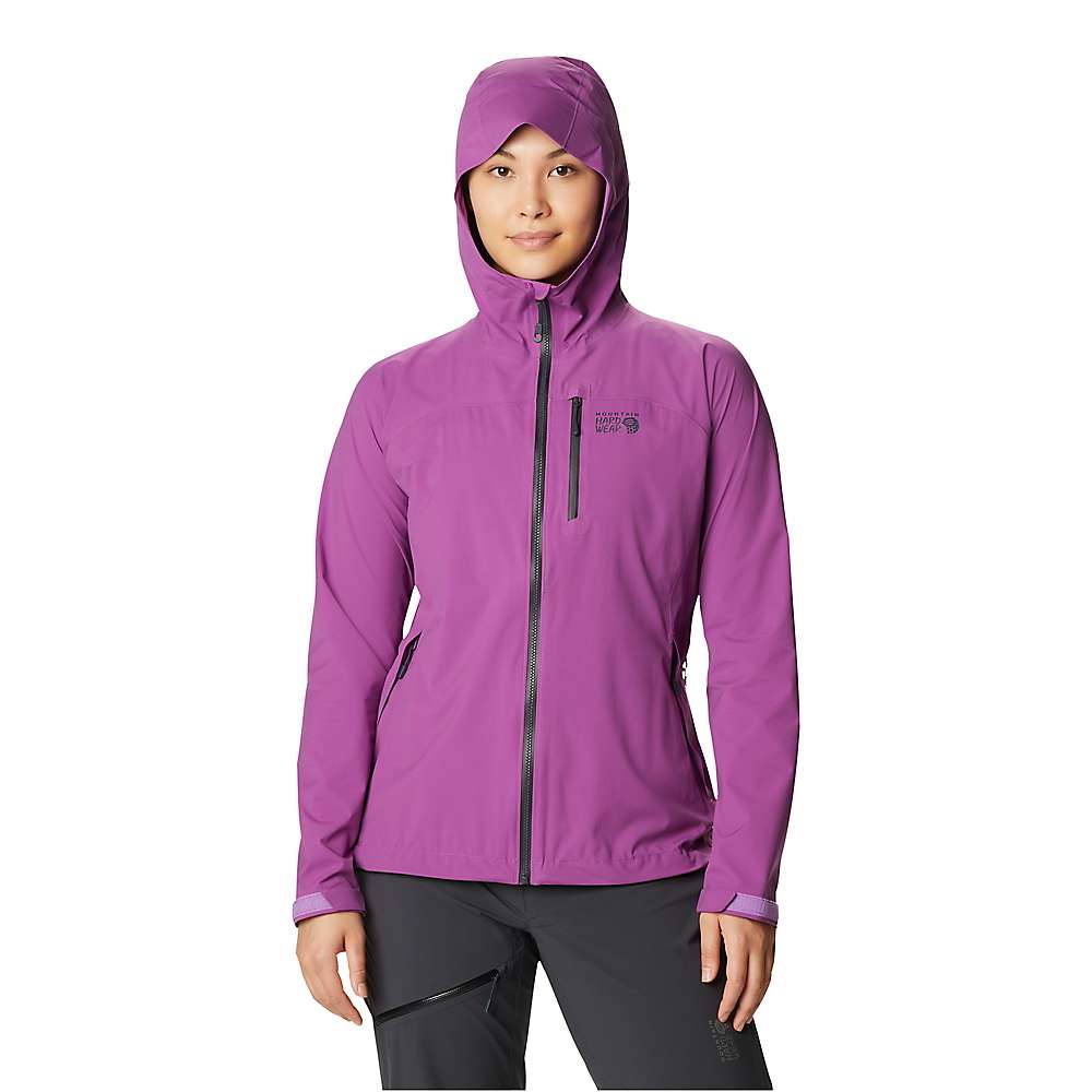 Mountain Hardwear Women's Stretch Ozonic Jacket - Large, Acai