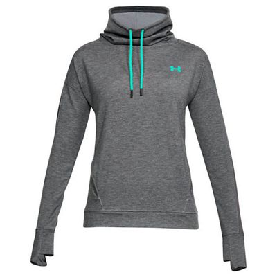 under armour women's featherweight fleece slouchy funnel neck sweatshirt