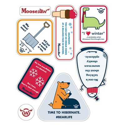 Moosejaw Sticker Sheet Moosejaw