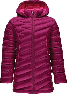 spyder long down coat