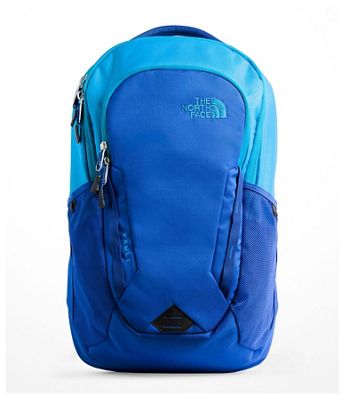 blue north face bag
