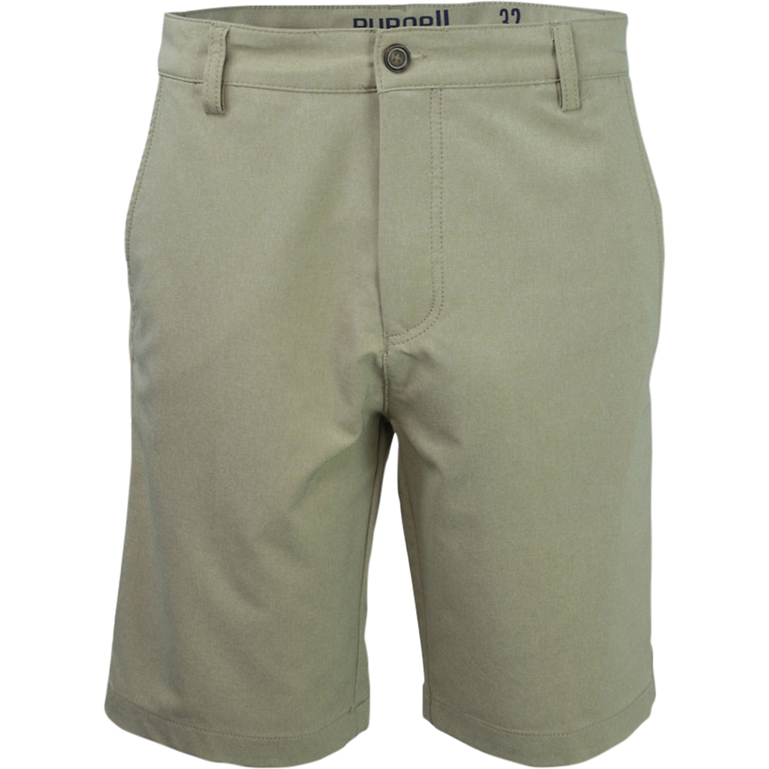 Purnell Mens Heathered QuickDry 10IN Short