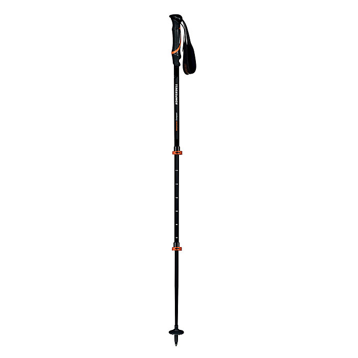 Komperdell Hikemaster Compact Powerlock Poles black/orange 2019 hiking stick