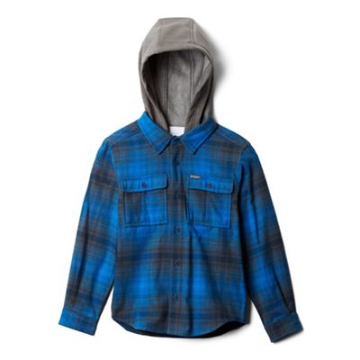 multi color flannel hoodie