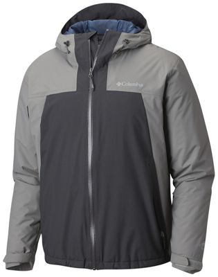 columbia men's insulated rain jacket