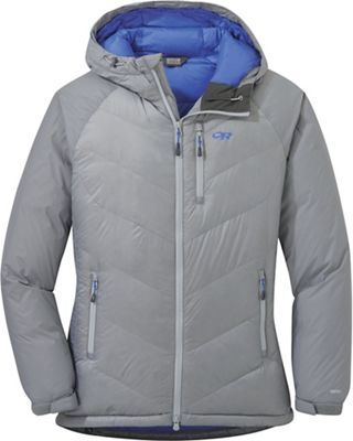 women's alpine down hooded jacket