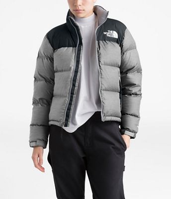 the north face ic nuptse jacket vaporous grey dot print