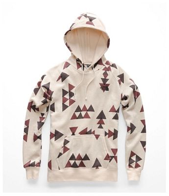 north face all over print hoodie