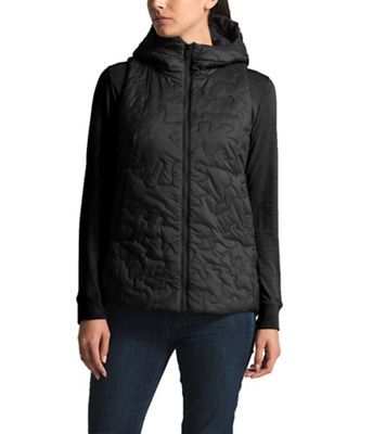 the north face men's alphabet city quilted logo hooded jacket