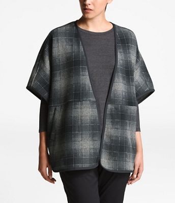 north face crescent poncho