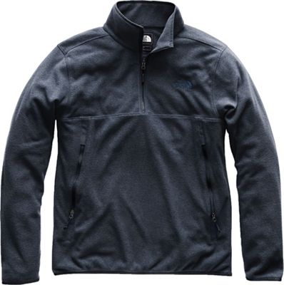 the north face men's glacier alpine quarter zip pullover