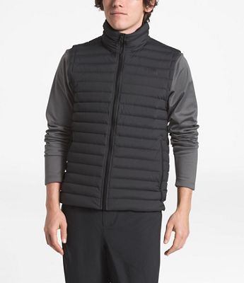 north face men's stretch down vest