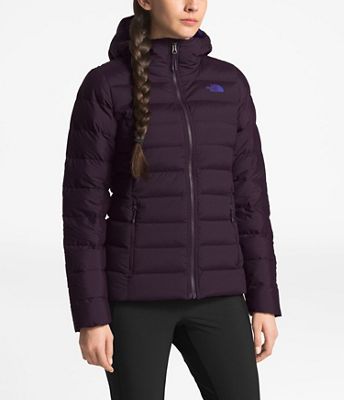 north face stretch down hoodie women's