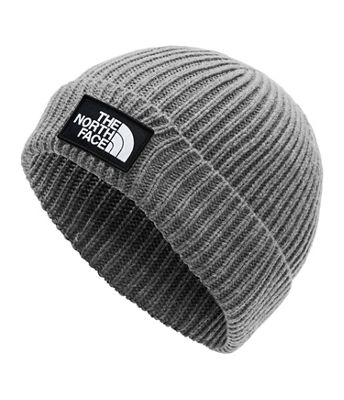 north face box logo beanie