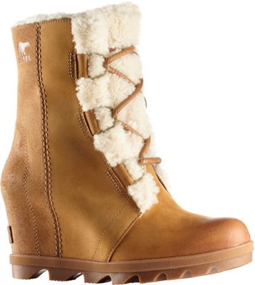 sorel wedge shearling boot