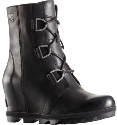 sorel joan of arctic wedge black