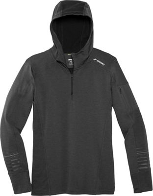 black thermal hoodie mens