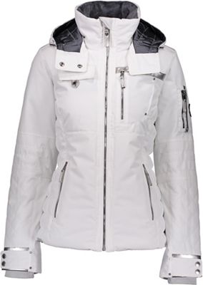 obermeyer white ski jacket