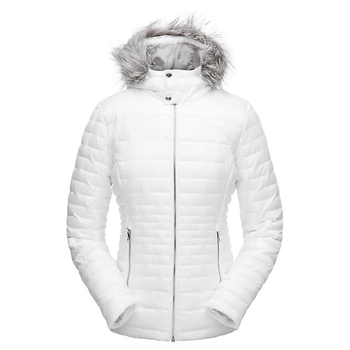 SPYDER Women/’s Edyn Insulated Waterproof Down Winter Jacket with Faux Fur Hood