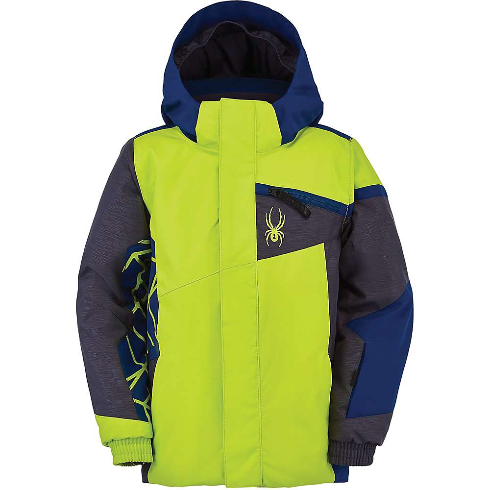Spyder Boys Boys Challenger Ski Jacket Long Sleeve Skiing-Jackets 